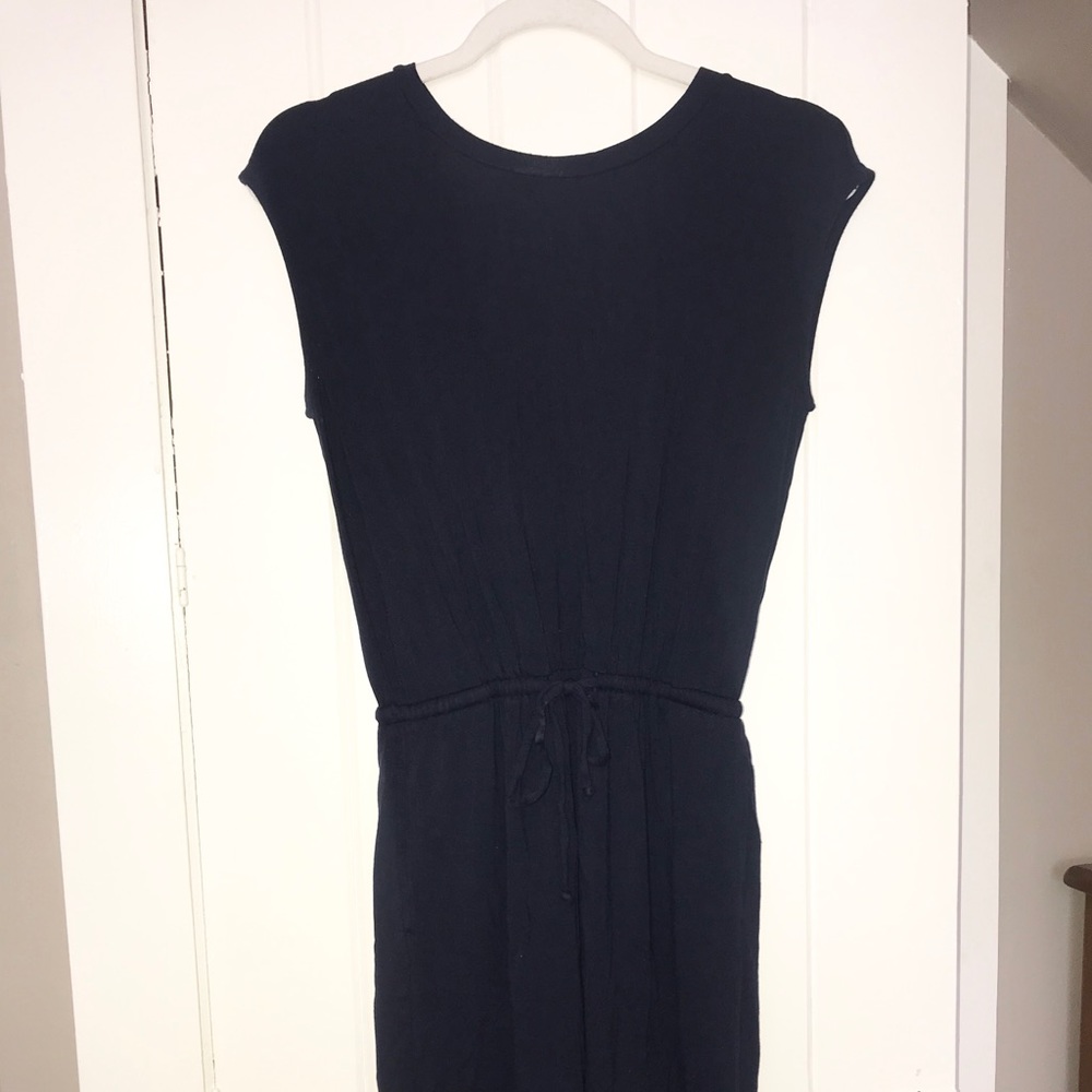 Navy Blue Midi Dress